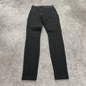 J. Crew Stretch Skinny Pixie Pants Womens 00R Dark Gray Mid Rise Casual 24x28.5